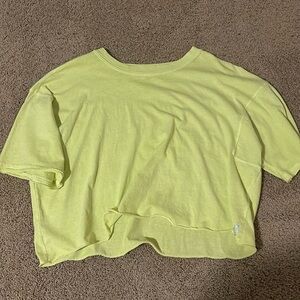Free people cropped tee